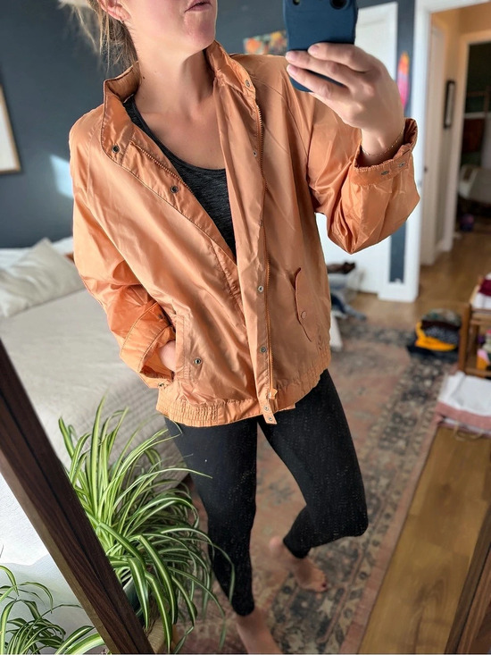 Dior Jackets & Blazers - Vintage Christian Dior Monsieur Sport Nylon Hooded Bomber Jacket in Orange